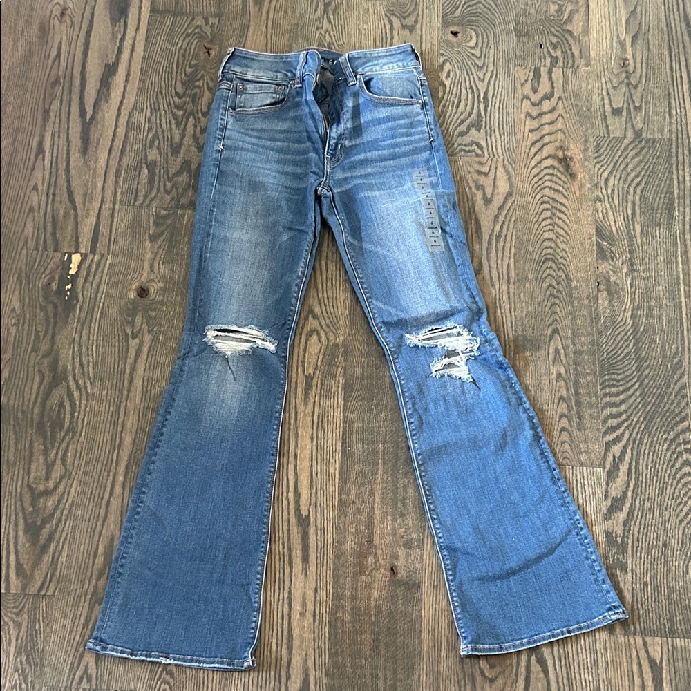 American Eagle Outfitters Blue Flare Jeans